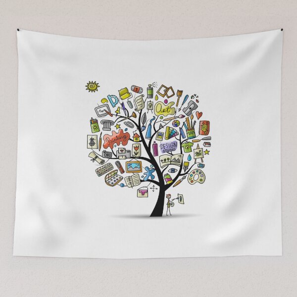 Item preview, Art school tree designed and sold by Kudryashka.