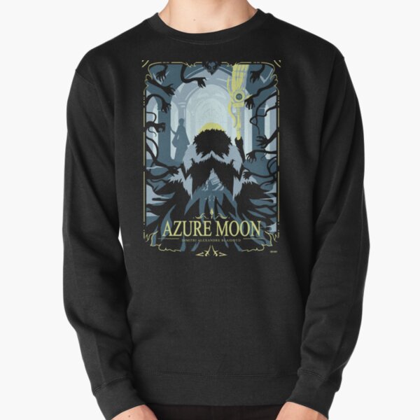 Azure Moon Pullover Sweatshirt