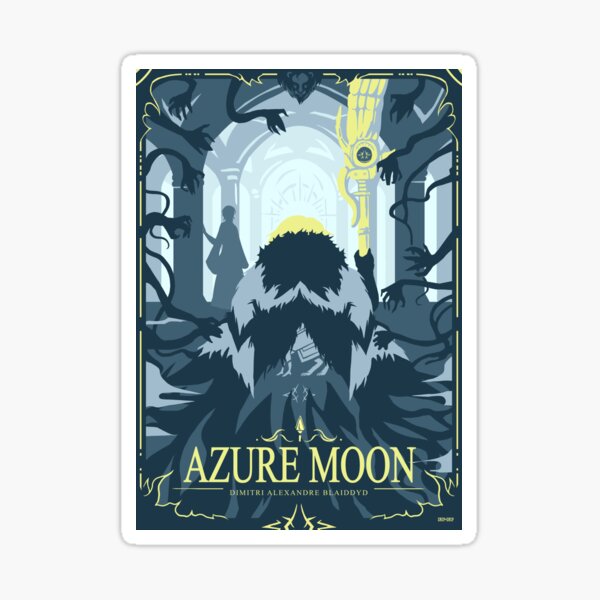 Azure Moon Sticker