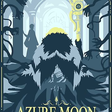 Artwork thumbnail, Azure Moon by SnipSnipArt