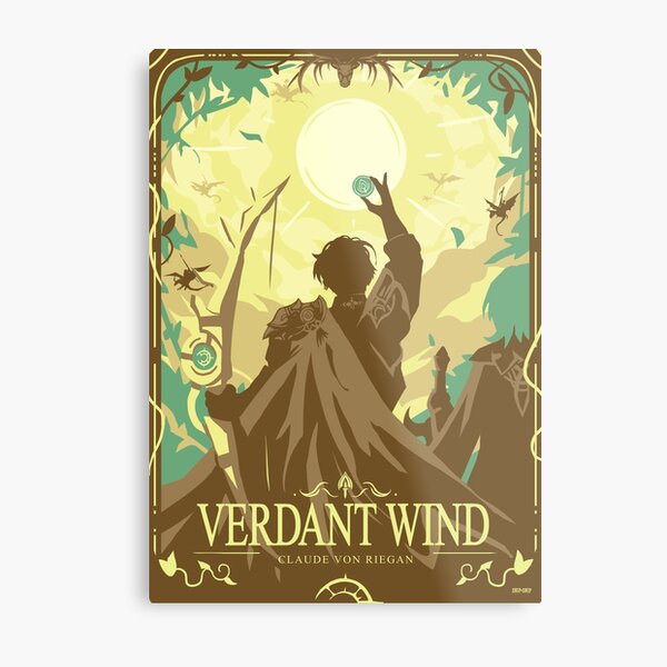 Verdant Wind Metal Print