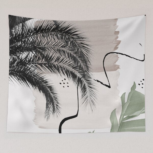 Item preview, Banana Palms Abstract - Naturelle #1 #minimal #wall #decor #art designed and sold by Anita's & Bella's Art.