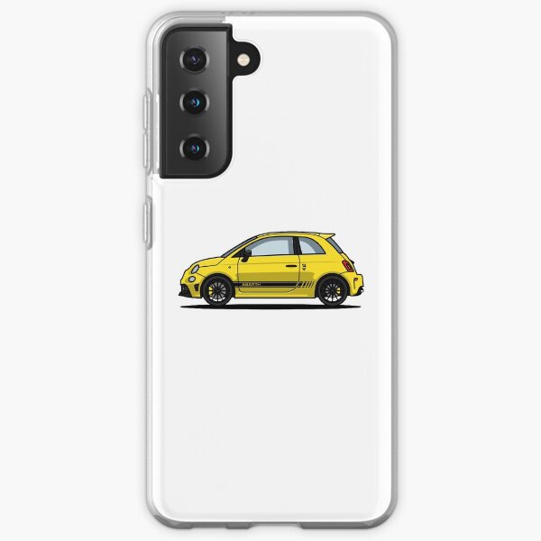 Abarth 595 Amarillo Funda blanda para Samsung Galaxy