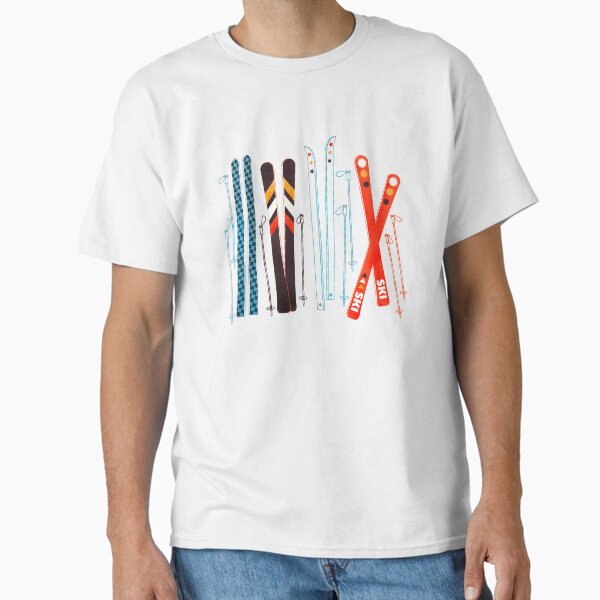 Item preview, Colorful Retro Ski Illustration designed and sold by ShowMeMars.