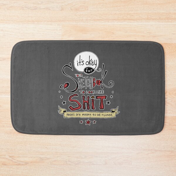 Item preview, It's Okay for Your Sketchbook to Look Like Shit designed and sold by KIRISKA.