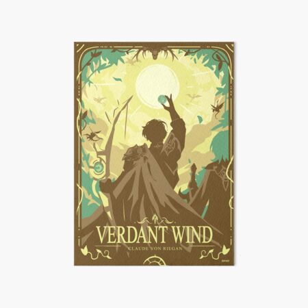 Verdant Wind Art Board Print