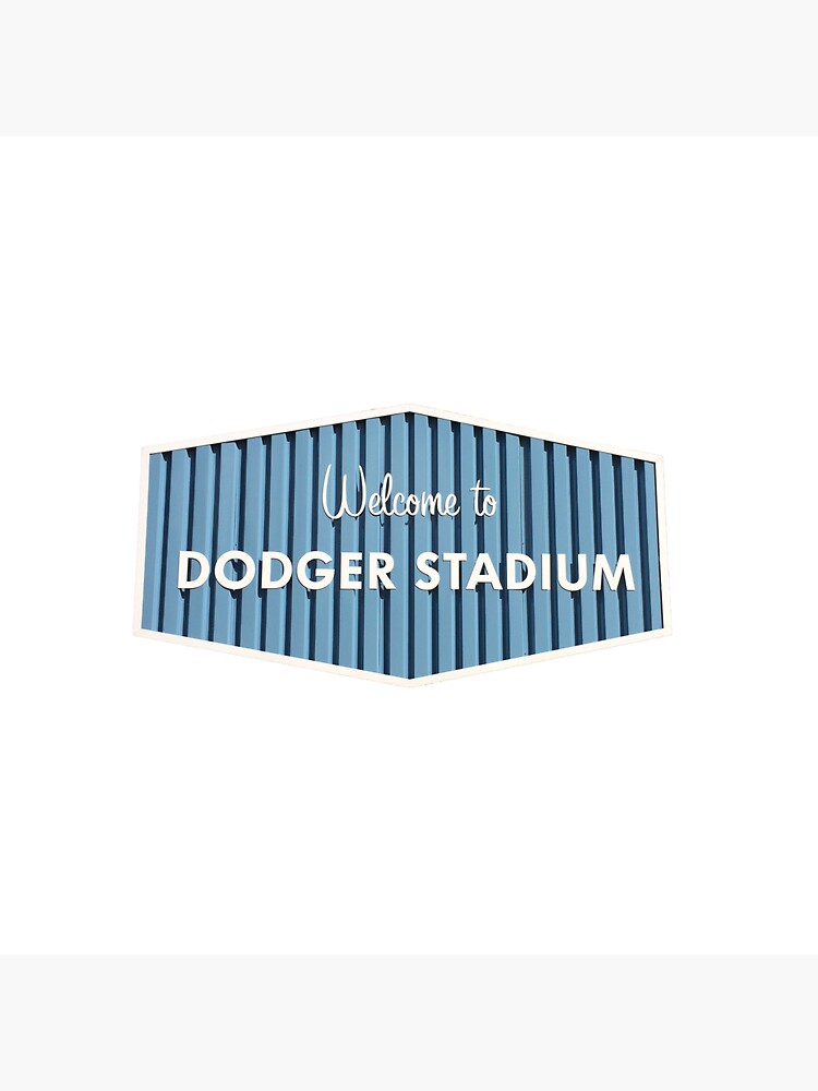 Los Angeles Dodgers - LA Dodgers logo & Dodger Stadium Background -  MAGNET