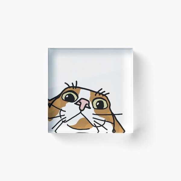 Item preview, Cute Curious Cat Closeup! designed and sold by Magnetofossil.