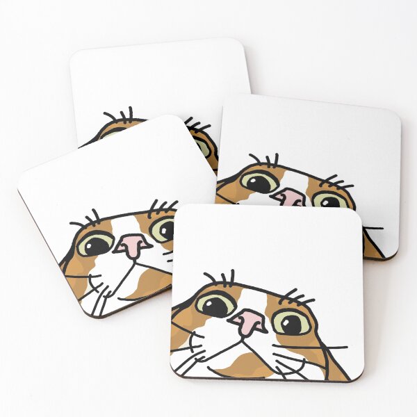 Item preview, Cute Curious Cat Closeup! designed and sold by Magnetofossil.