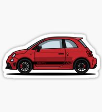 Abarth 595 Red Sticker