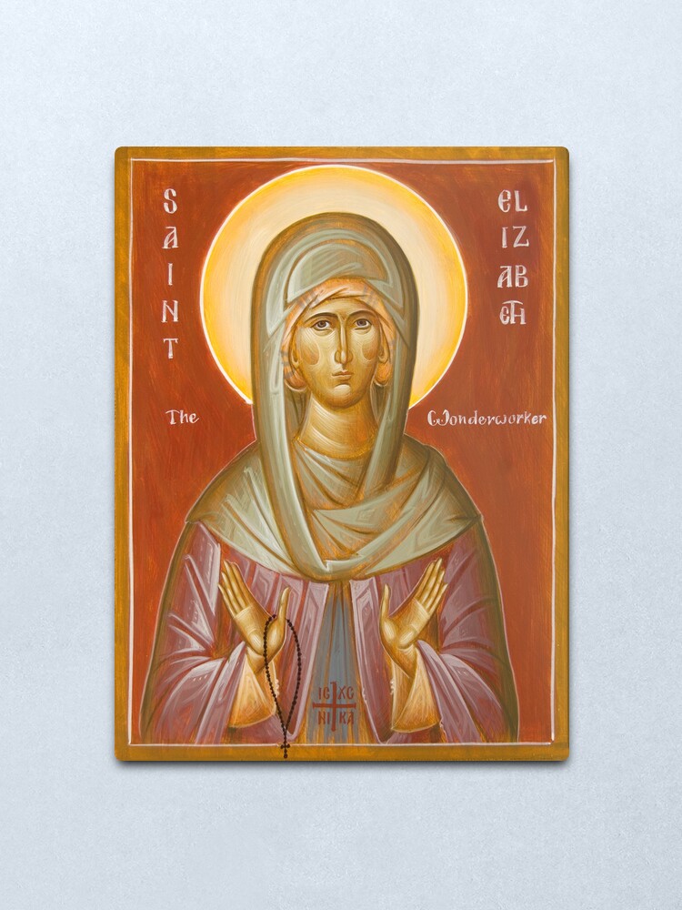 Alternate view of St Elizabeth the Wonderworker Metal Print