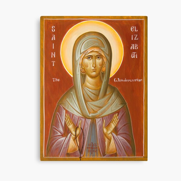 St Elizabeth the Wonderworker Canvas Print