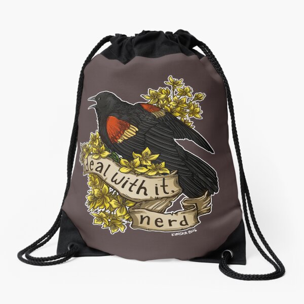 Deal With It, Nerd Drawstring Bag
