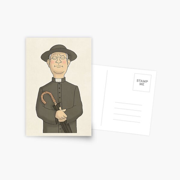 Pater Brown Postkarte