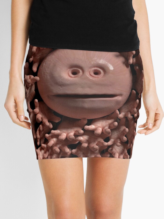 Cursed Emoji Mini Skirt By Boomerusa Redbubble - cursed roblox images that will make you scream 免费在线