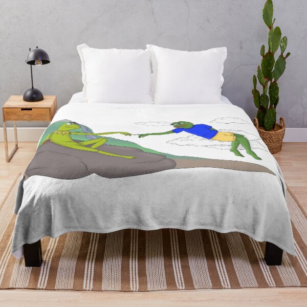 Item preview, Pepe and Kermit - 2 Gods meet. designed and sold by Zeroplus.