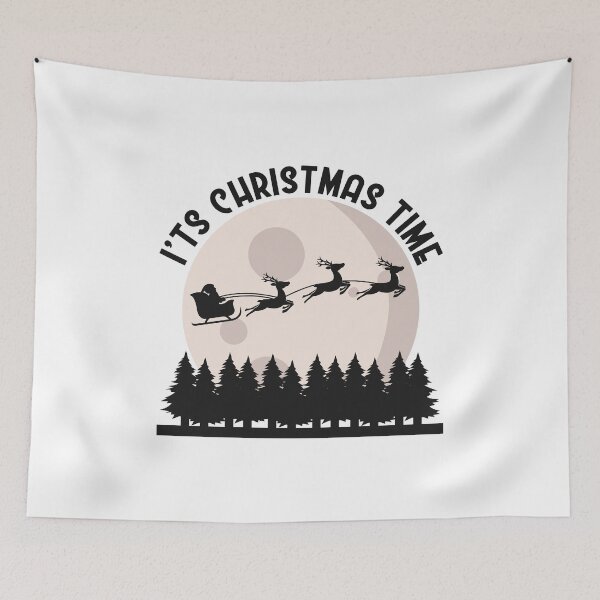 Item preview, It's Christmas time moon reindeer designed and sold by nmdesigns1.