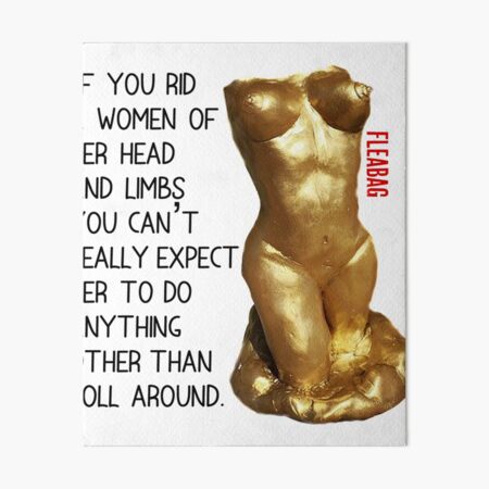 stolen statue fleabag Art Board Print