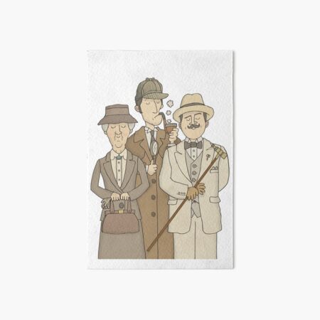 Detectives Art Board Print