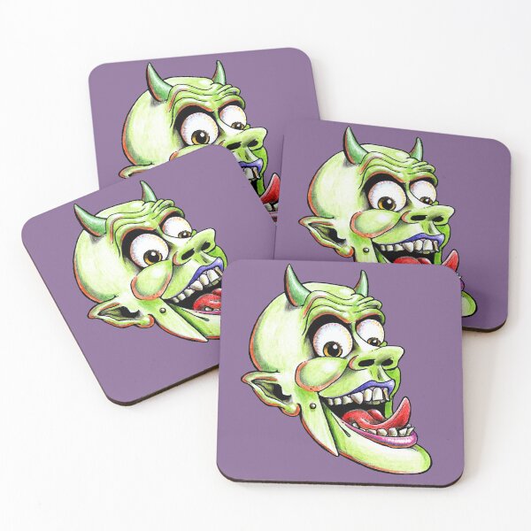 Item preview, Green Devil puppet head designed and sold by GorillaFarm.
