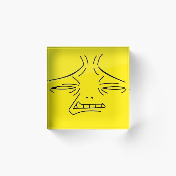 Item preview, Face of Pure Disdain designed and sold by Facebook.com/ ArtByAmyMinori.