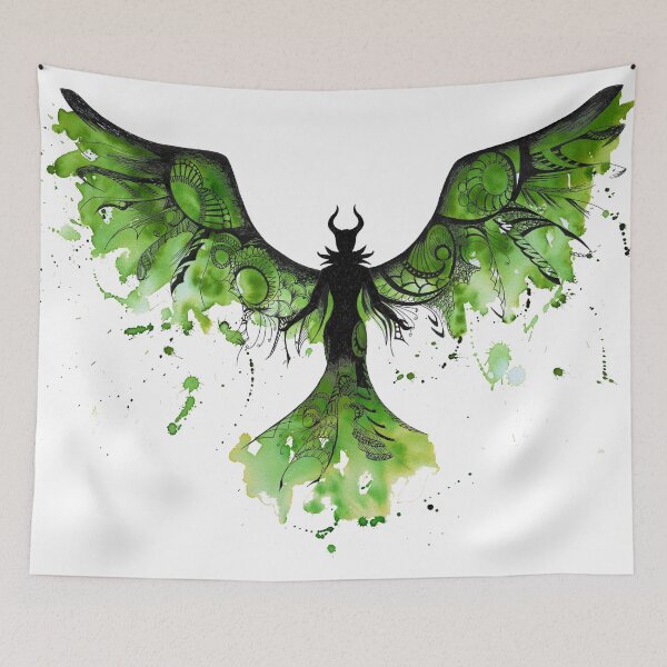 Item preview, Maleficent Flying designed and sold by 3rdandTime.