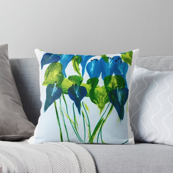 Item preview, Blue Passion Flowers designed and sold by Nancy Turner.