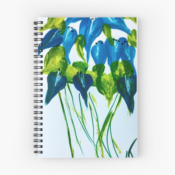 Item preview, Blue Passion Flowers designed and sold by Nancy Turner.