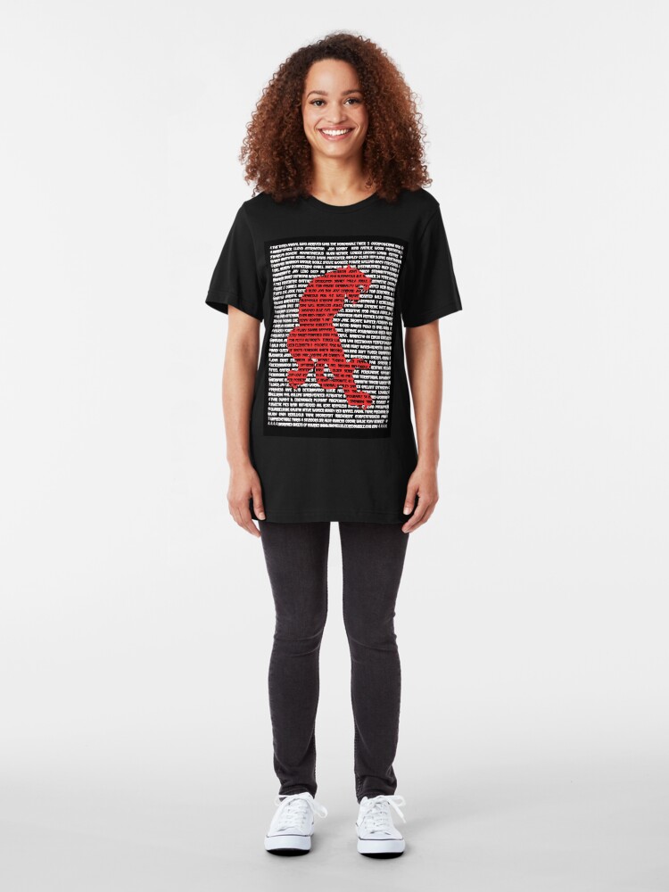Alternate view of "The Year Of The Tiger" Clothing Slim Fit T-Shirt