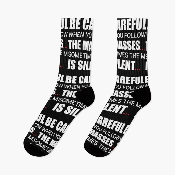 Item preview, Be Careful When You Follow The Masses. Sometimes The M Is Silent. designed and sold by KateMarc.