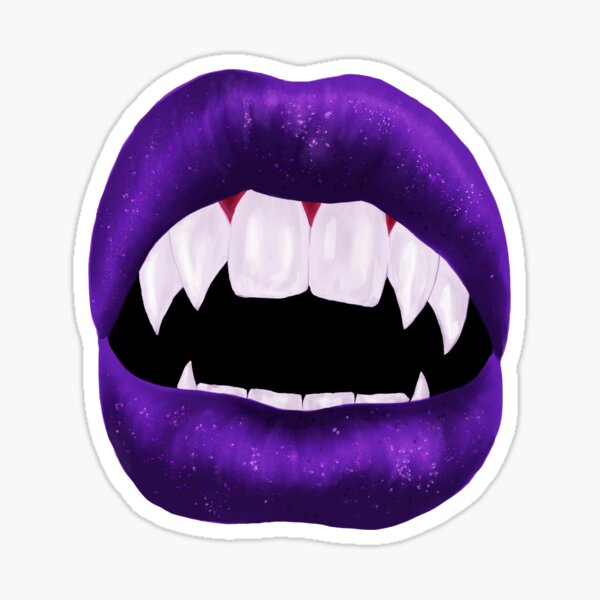 mouth boca vampire vampiro anime sticker by @angelic_mei