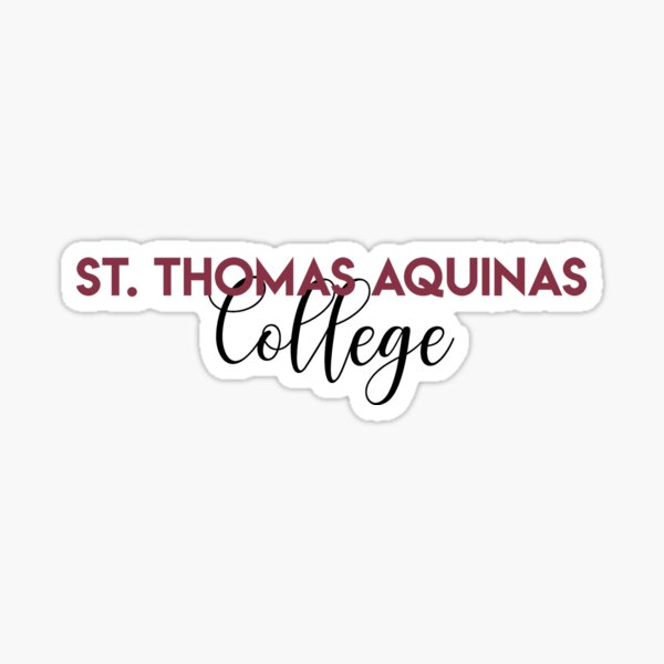 "St. Thomas Aquinas College" Sticker for Sale by lohtus Redbubble