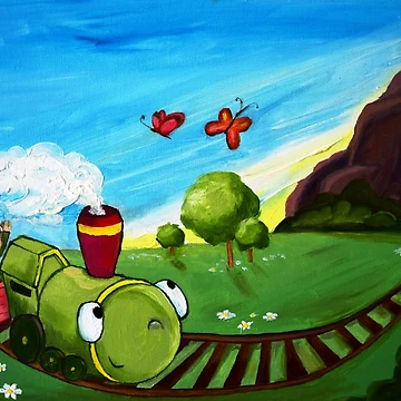 Artwork thumbnail, Little Train by Ranisha