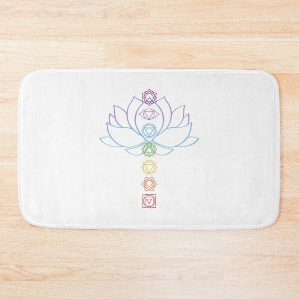 Item preview, Lotus Flower Rainbow Chakra Art for Mindfulness Yogis, Yoga Lovers designed and sold by glintintheeye.