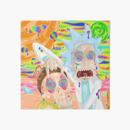 Trippy Rick und Morty Galeriedruck