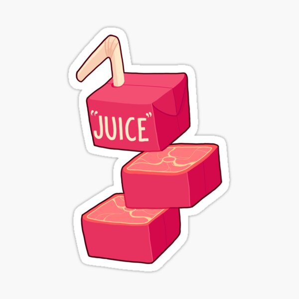 "Surreal Meat Juice Sticker" Sticker for Sale by avoidghost Redbubble