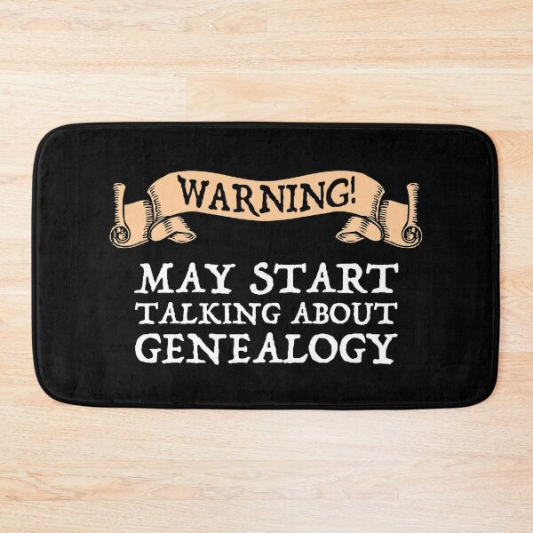Item preview, Warning! May Start Talking About Genealogy designed and sold by Cat Lady Designs.