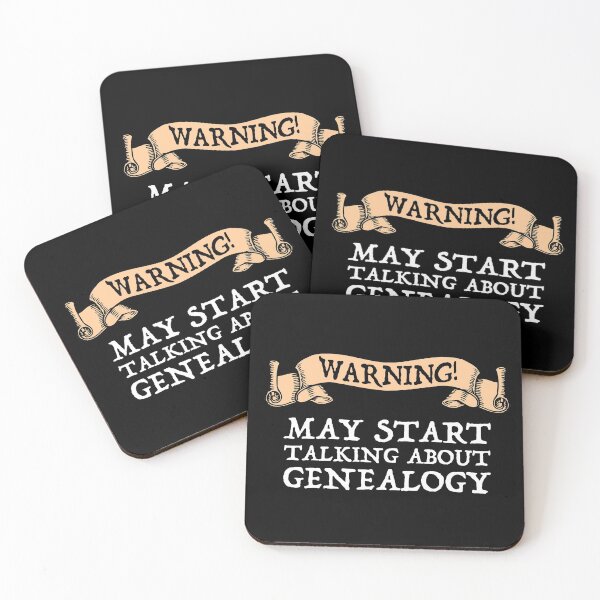 Item preview, Warning! May Start Talking About Genealogy designed and sold by Cat Lady Designs.
