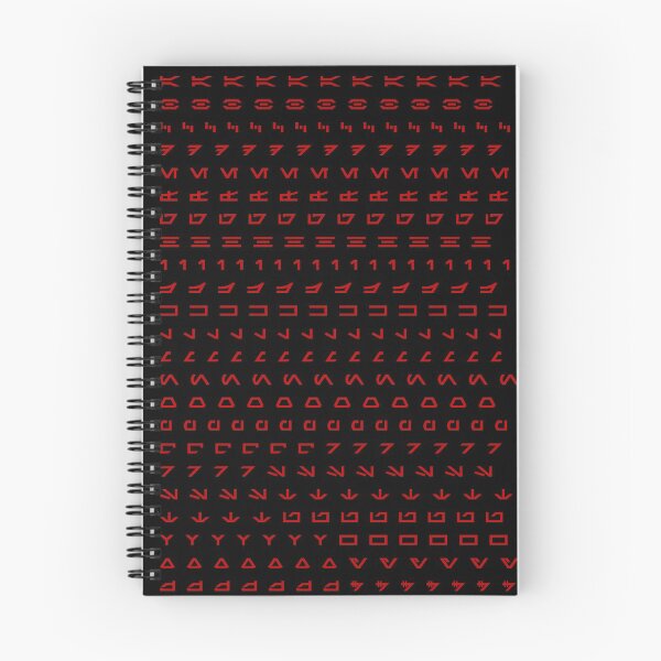 Item preview, Aurebesh Letter Stickers (red) designed and sold by DarthAstris.