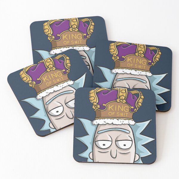King of Sadness Coasters (Set of 4)
