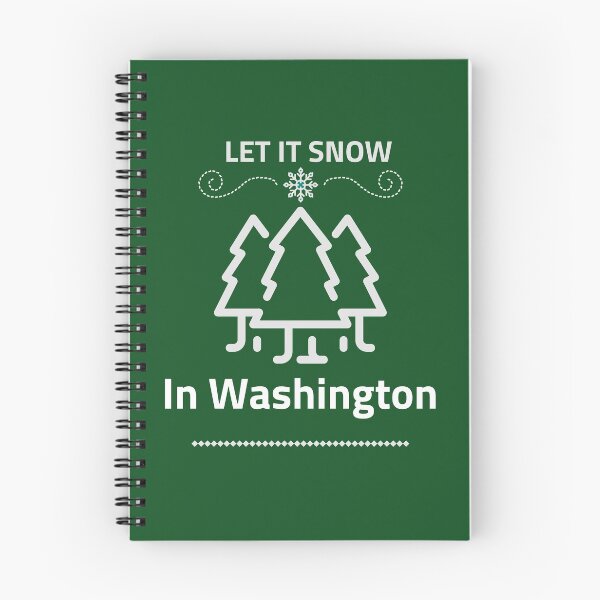 Item preview, Washington Christmas let it snow designed and sold by spdesign83.
