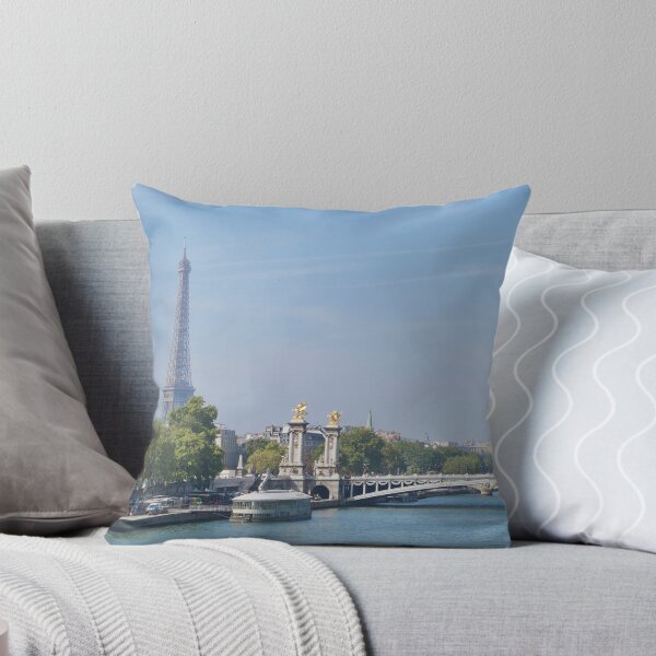 Item preview, Eiffel Tower and River Seine in Paris, France. designed and sold by thelemmingface.