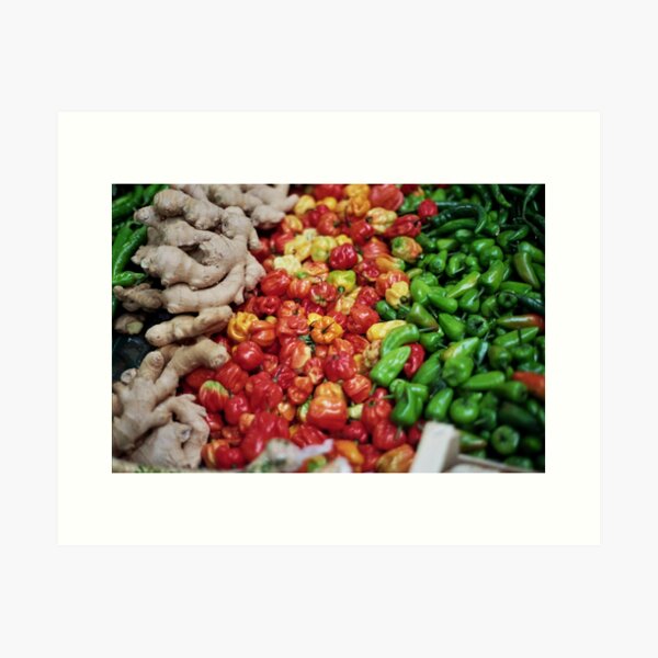 Item preview, Chilies and Ginger - Burrough Market London designed and sold by Thomas Martin.