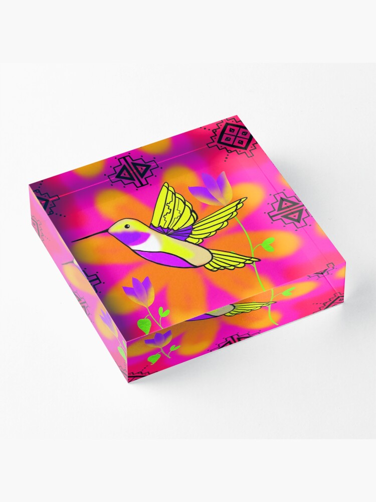 Alternate view of Hum hum Acrylic Block