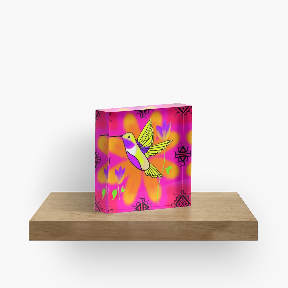Hum hum Acrylic Block