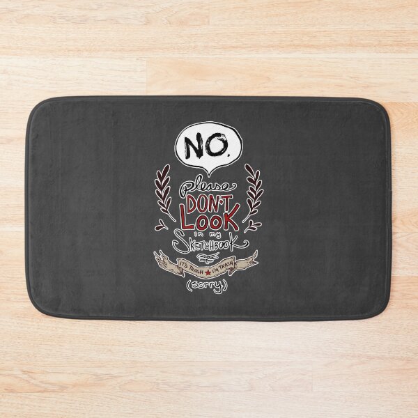 Item preview, Please Don't Look in my Sketchbook designed and sold by KIRISKA.