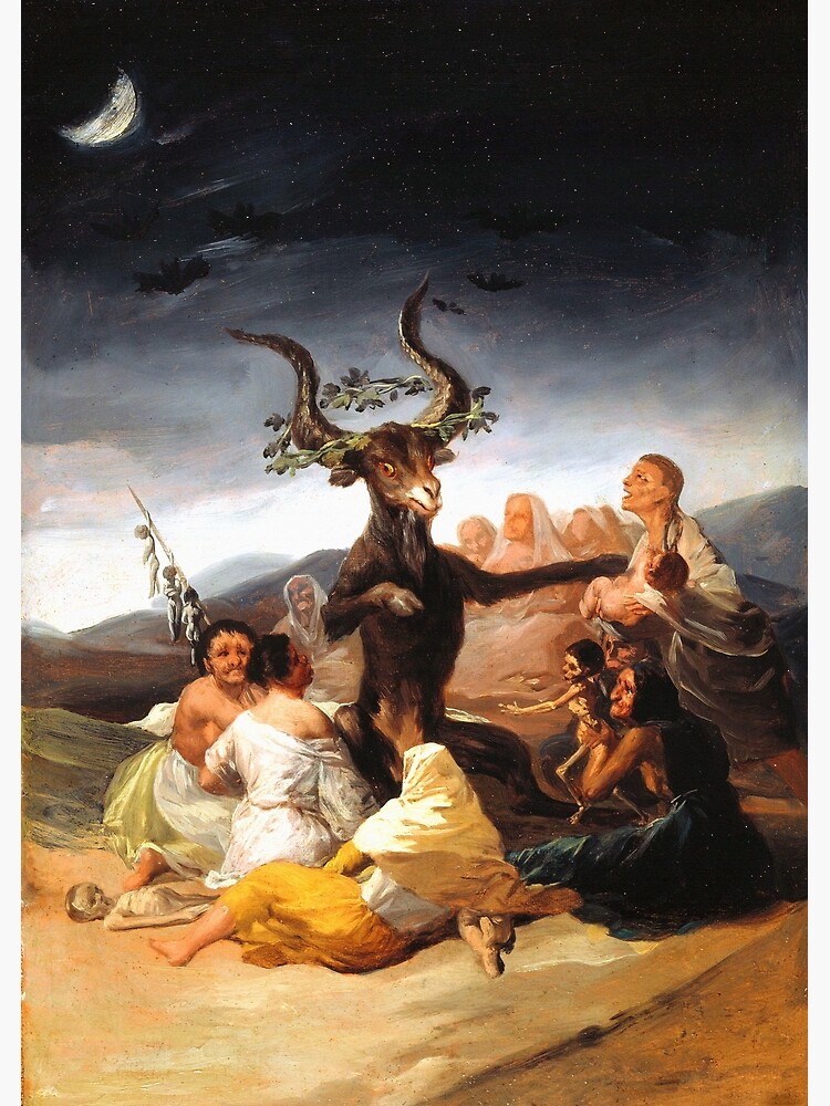 "Francisco de Goya Witches Sabbath (El Aquelarre) 1798