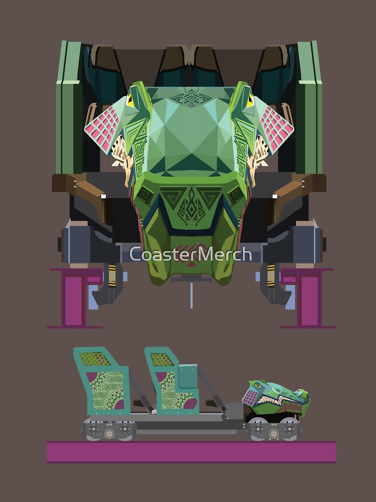 Iron Gwazi Coaster Car Design by CoasterMerch