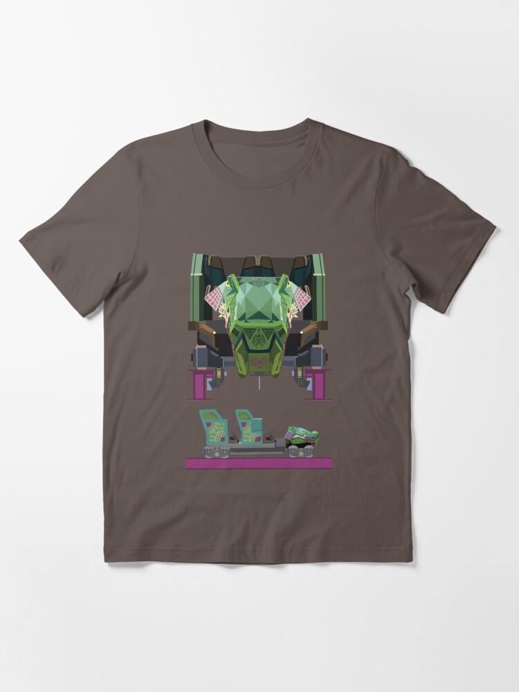 Alternate view of Iron Gwazi Coaster Car Design Essential T-Shirt