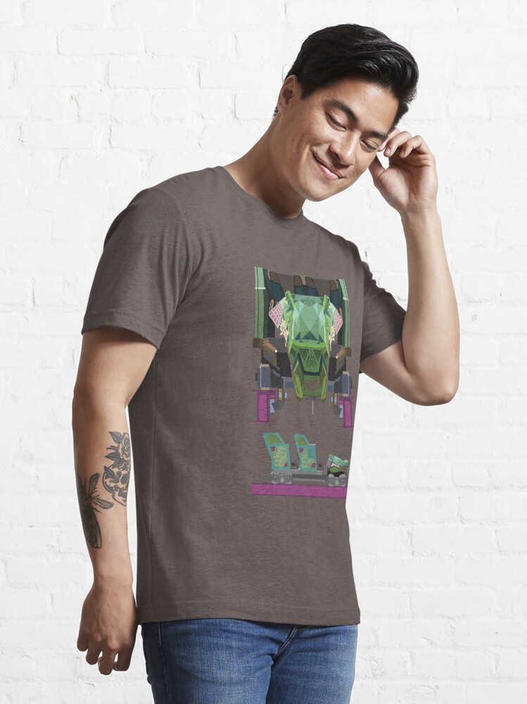 Alternate view of Iron Gwazi Coaster Car Design Essential T-Shirt